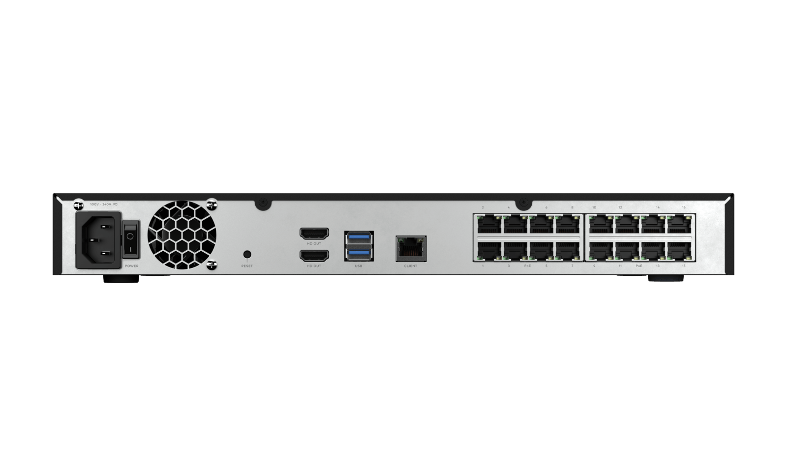 Alarm.com ADC-CSVR2016P 16 channel - 16 PoE Port Commercial Stream Vid