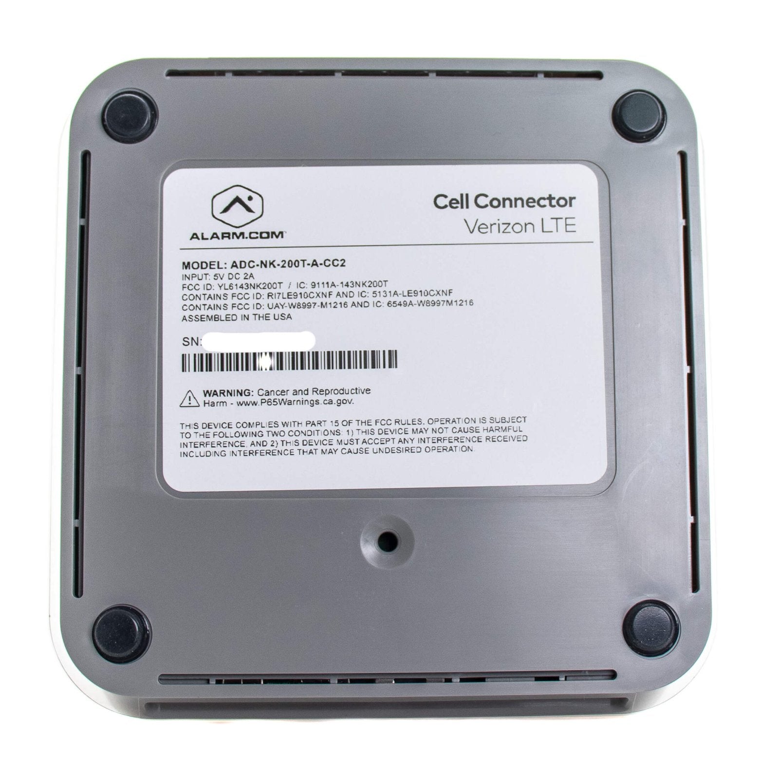 Alarm.com Cell Connector For Video - ADC-NK-200T-A-CC2