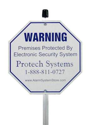 Alarm System Warning Yard Sign