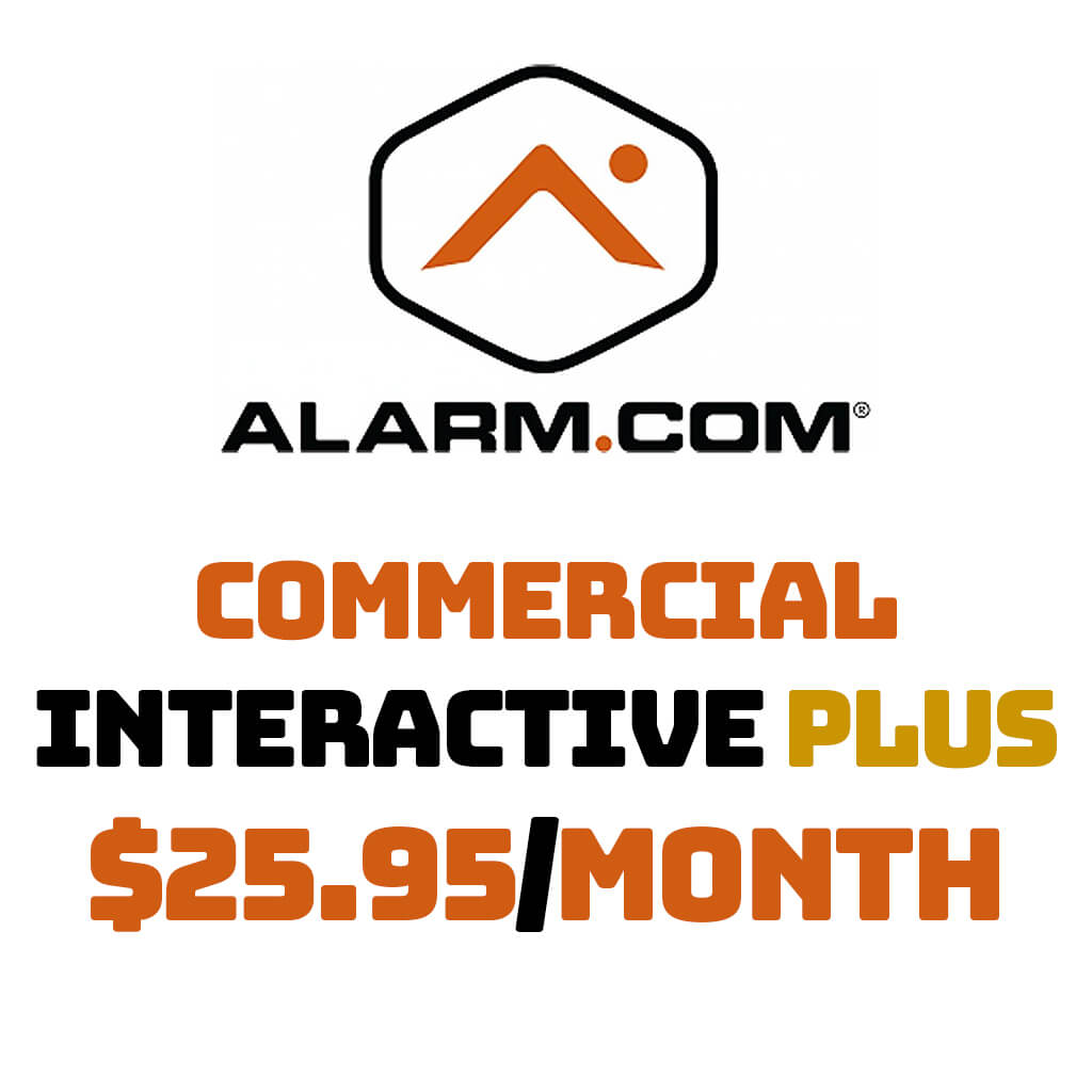 Alarm.com Commercial Interactive Plus for $25.95/month NO CONTRACT