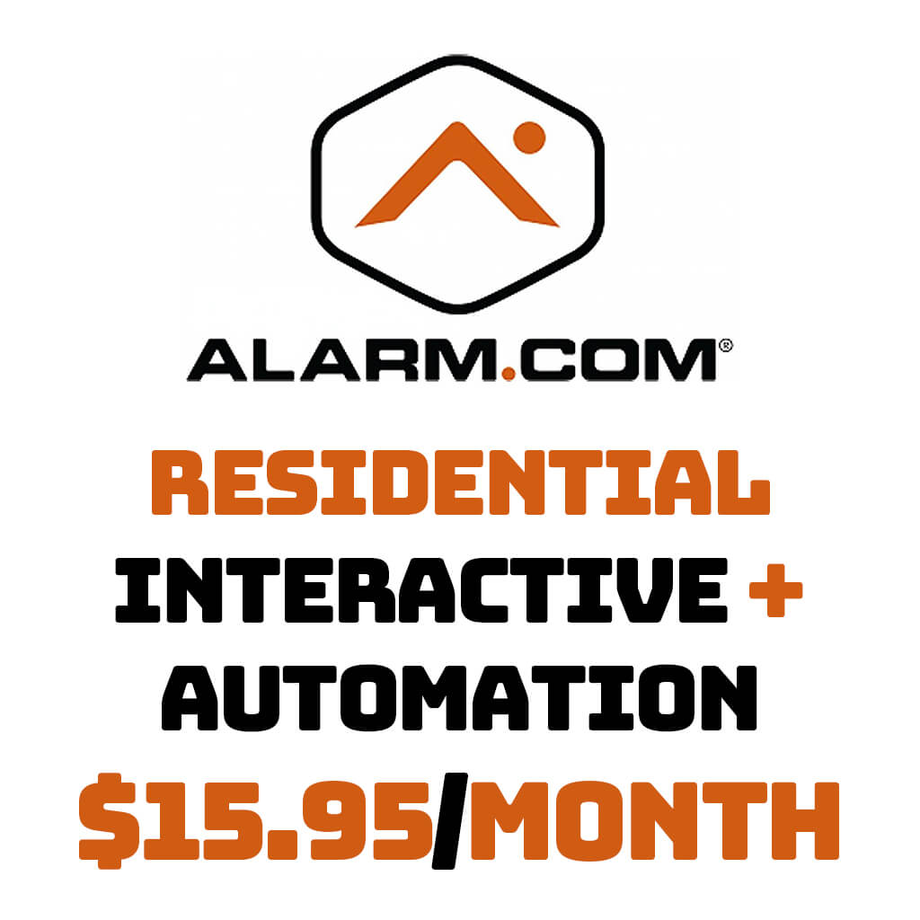 Alarm.com Residential Interactive + Automation $15.95/month - NO CONTRACT