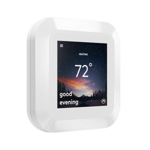 Alarm.com ADC-T40K-HD-W Smart Color Touchscreen Thermostat - White