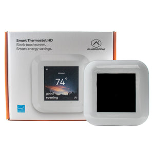 Alarm.com ADC-T40K-HD-W Smart Color Touchscreen Thermostat - White