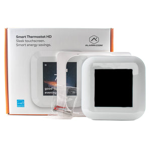 Alarm.com ADC-T40K-HD-W Smart Color Touchscreen Thermostat - White