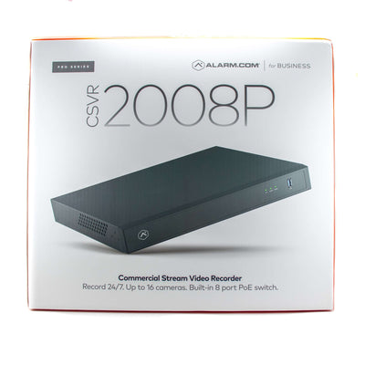 Alarm.com ADC-CSVR2008P 16 Channel Pro Stream Video Recorder With POE