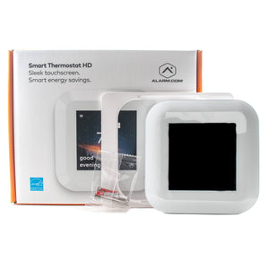 Alarm.com ADC-T40K-HD-W Smart Color Touchscreen Thermostat - White