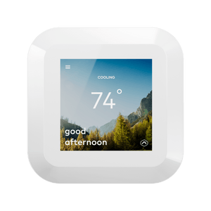 Alarm.com ADC-T40K-HD-W Smart Color Touchscreen Thermostat - White