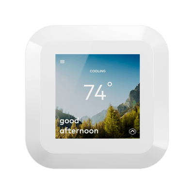 Alarm.com ADC-T40K-HD-W Smart Color Touchscreen Thermostat - White