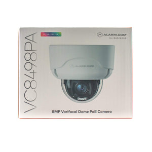 Alarm.com ADC-VC8498PA Prism Series 8MP PoE Varifocal Dome Camera
