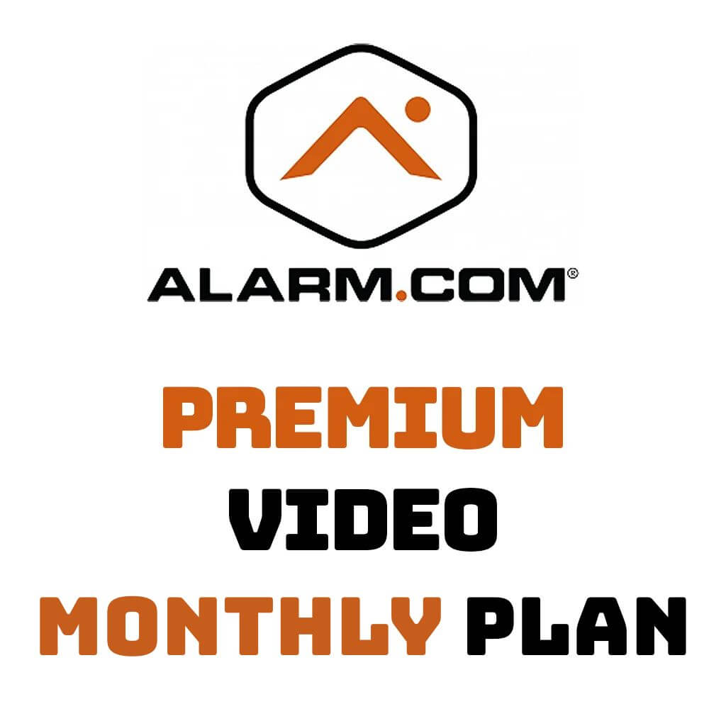 Alarm.com Premium Video Service Monthly Plan - NO CONTRACT