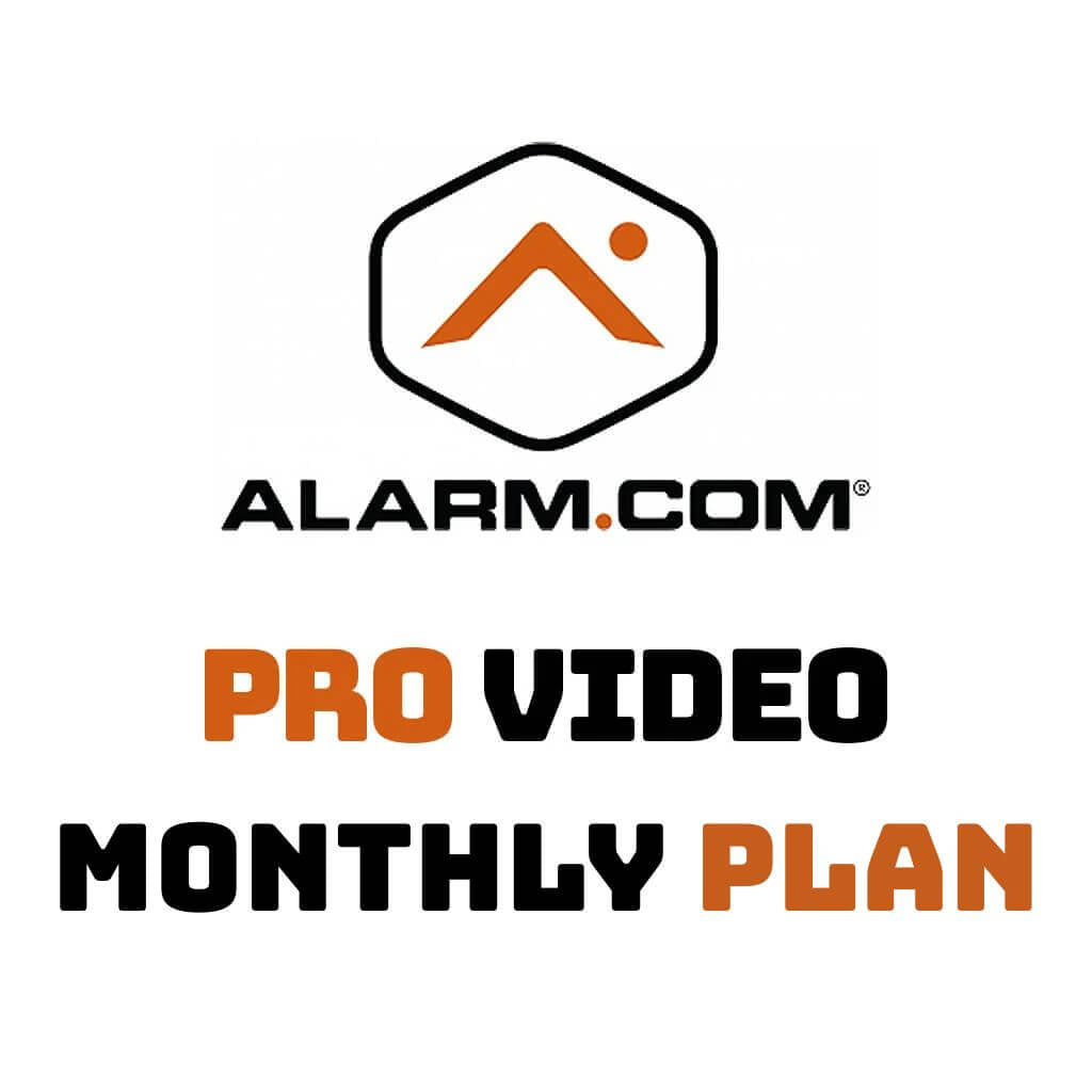 Alarm.com Pro Video Service Monthly Plan - NO CONTRACT
