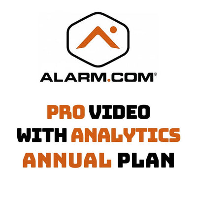 Alarm.com Pro Video With Analytics Service Annual Plan