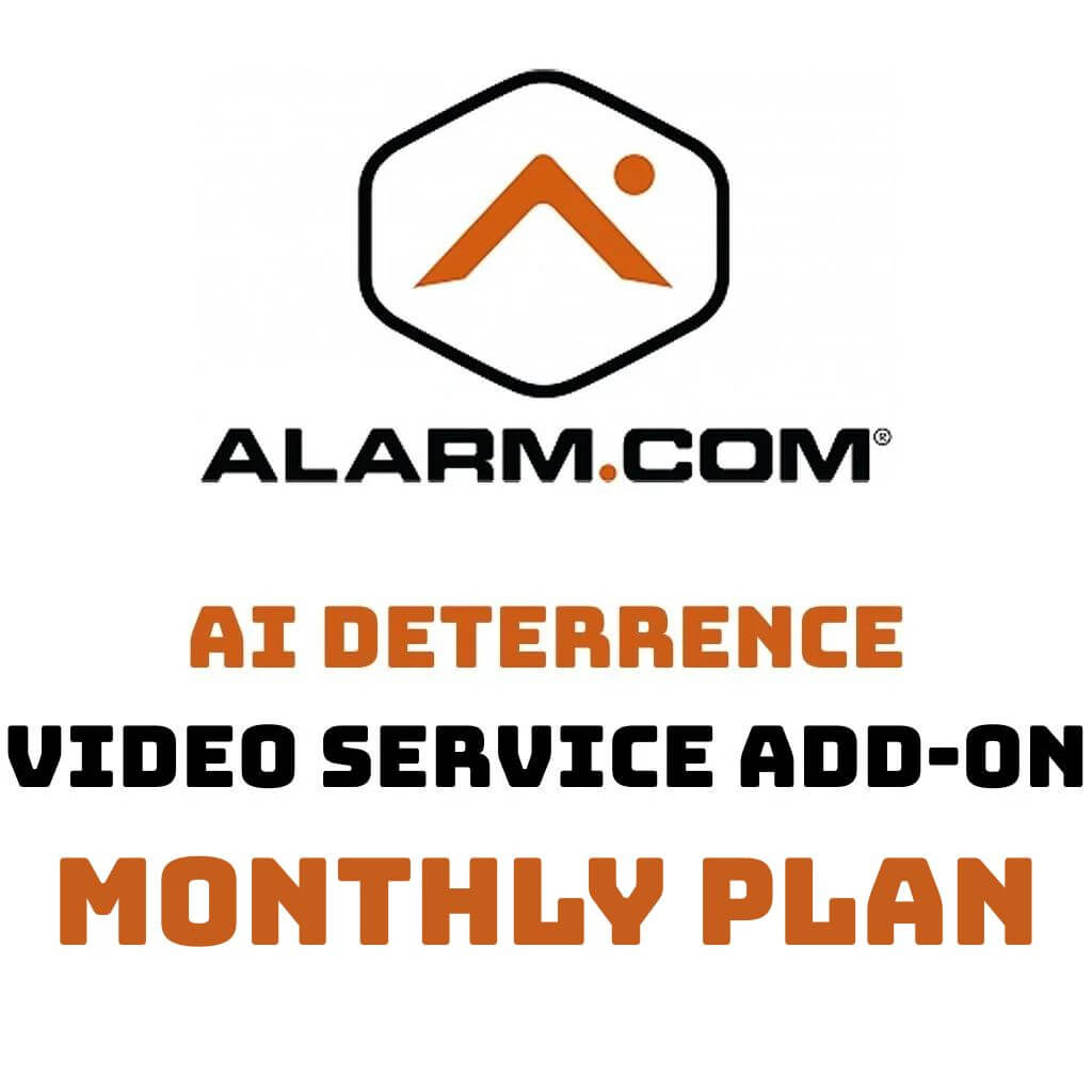Alarm.com Video Add-on: AI Deterrence Per Camera Monthly Plan
