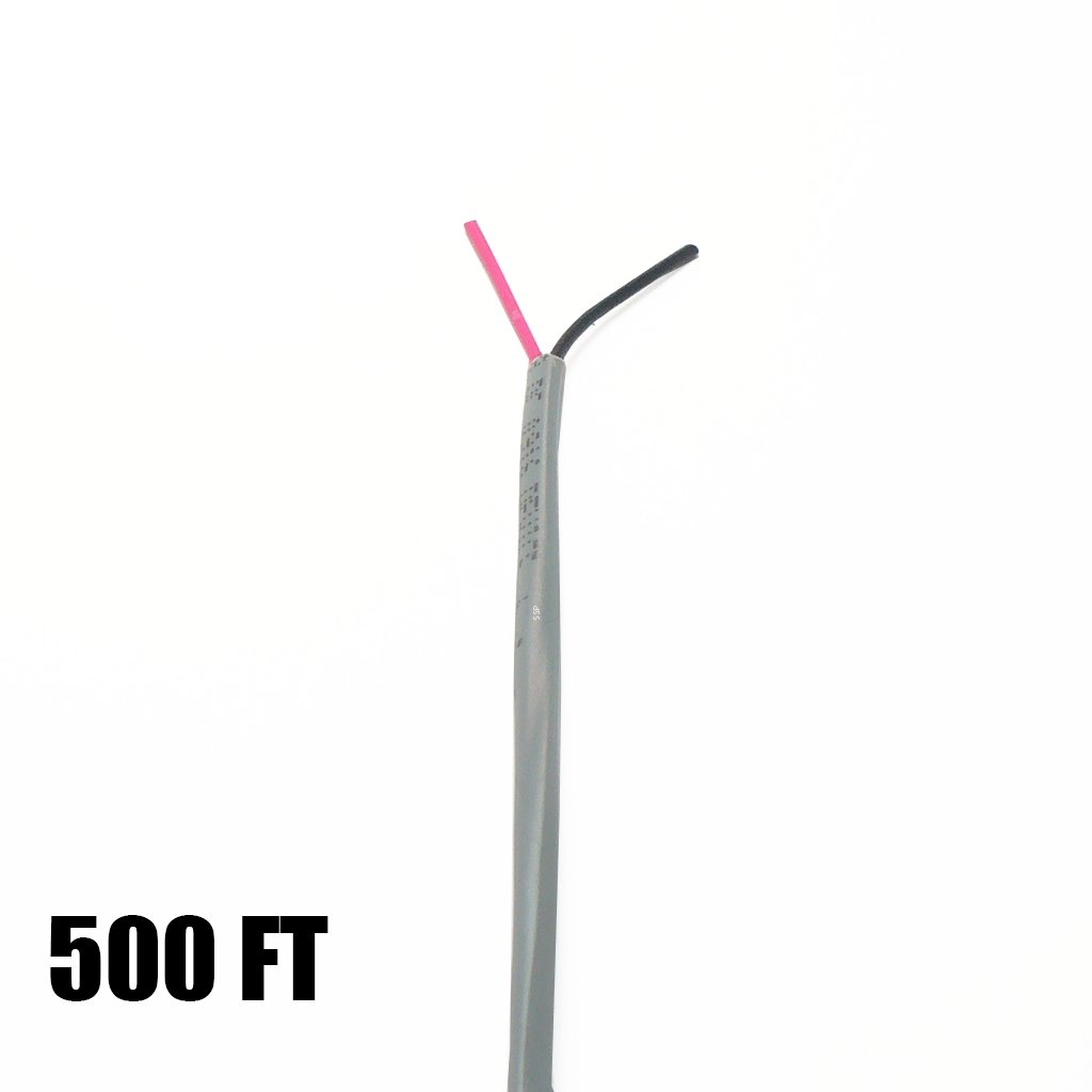 500 ft. roll of 18 ga. 2 conductor stranded wire