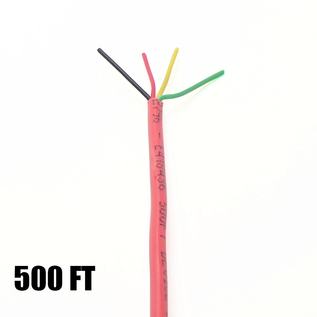 500 ft. roll of 18 ga. 4 conductor solid FIRE wire