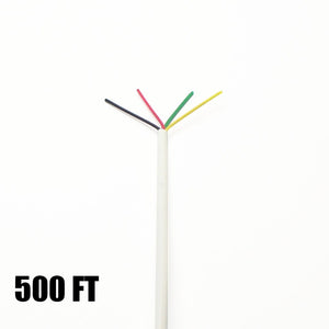 500 ft. roll of 22 ga. 4 conductor solid wire