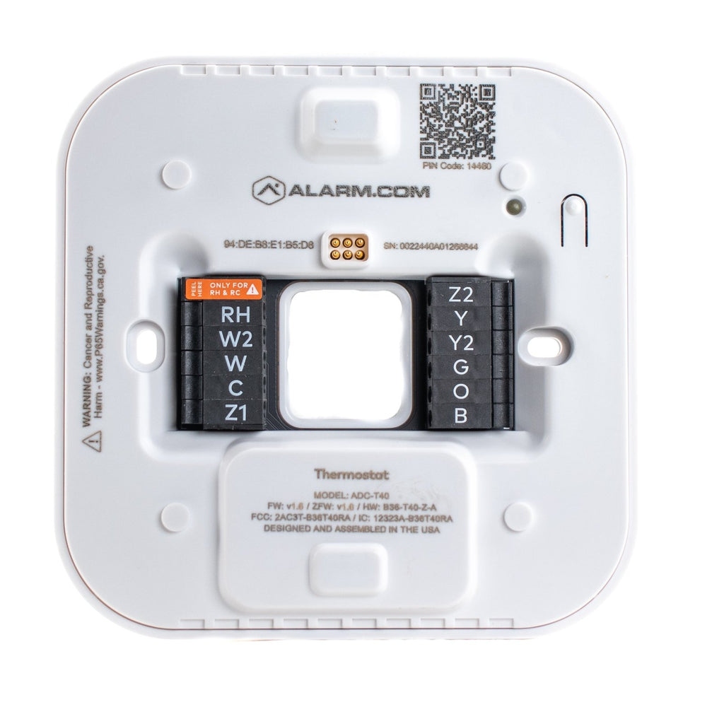 Alarm.com ADC-T40K-HD Smart Color Touchscreen Thermostat