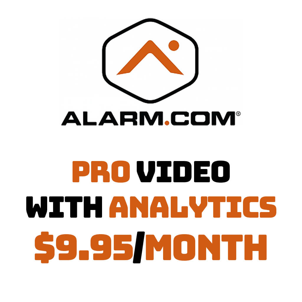 Alarm.com Pro Video With Analytics Service for $9.95/month - $5 setup fee today