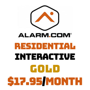 Alarm.com Residential Interactive Gold $17.95/month NO CONTRACT