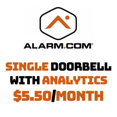 Alarm.com Single Doorbell Service With Analytics For $5.50/month