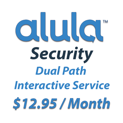 Alula Security Dual Path Interactive Service: $12.50 a month, billed annually