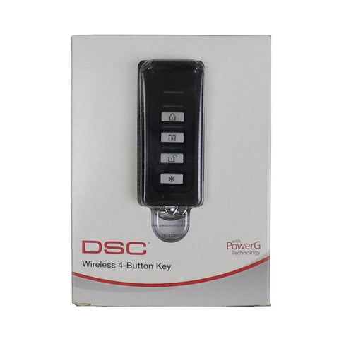 DSC PG4949 Wireless PowerG Security System Key Fob [4-Pack] - 2 Button, 433Mhz (New)