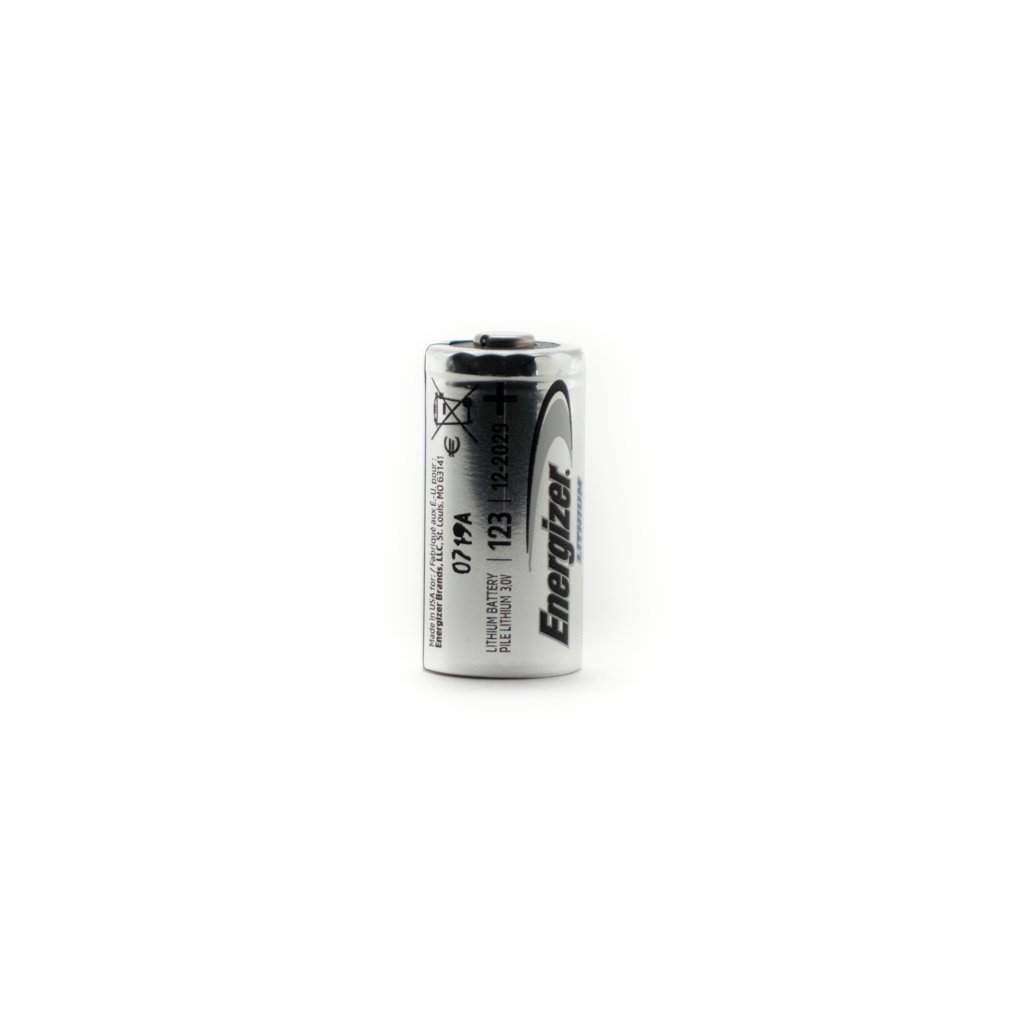 Energizer CR123 lithium 3 volt battery