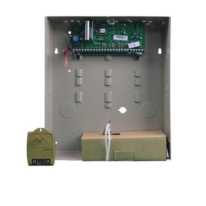 Honeywell Ademco Vista 15P control board with cabinet and transformer