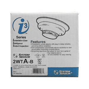 System Sensor 2WTA-B Two Wire Smoke Detector With Built-In Heat Sensor