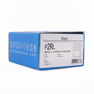 System Sensor P2RL Wall Mount Fire Horn Strobe Combo
