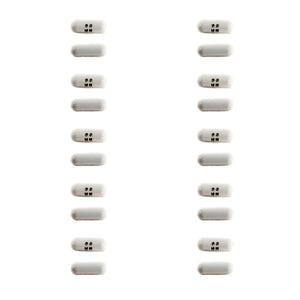 TANE PILL TC Mini Surface Mount White Contact 10 Pack