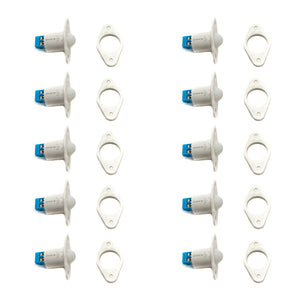 TANE 22TCWH Rollerball Door Or Window White Contact 10 Pack