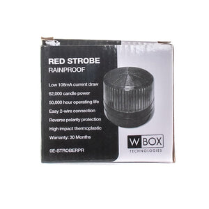 WBOX/ADI PRO Red Alarm Strobe Light